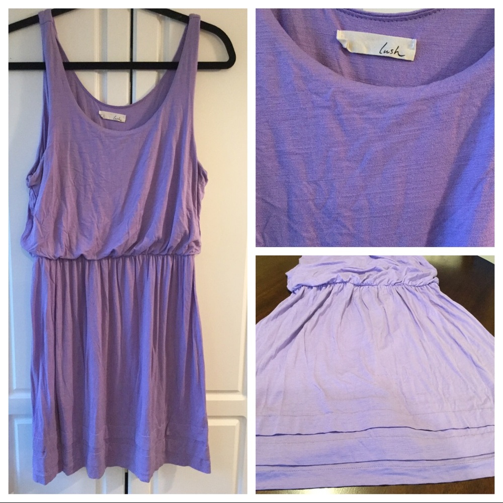 BACK 2 SCHOOL SALE Lush Tank Sun Dress Lilac